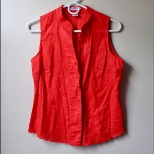Red blouse